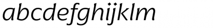 Arpona Light Italic Font LOWERCASE