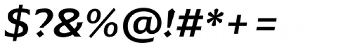 Arpona Medium Italic Font OTHER CHARS