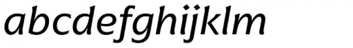 Arpona Regular Italic Font LOWERCASE