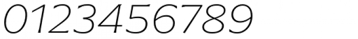 Arpona Thin Italic Font OTHER CHARS
