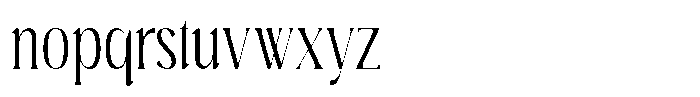 Arqine Font LOWERCASE
