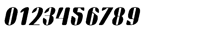 Arqon Black Expanded Oblique Font OTHER CHARS