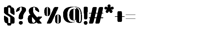 Arqon Black Expanded Font OTHER CHARS