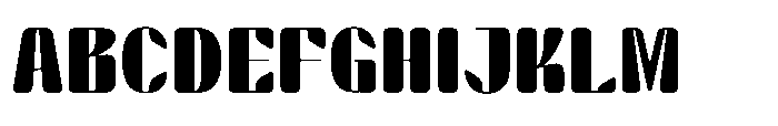 Arqon Black Extra Expanded Font UPPERCASE