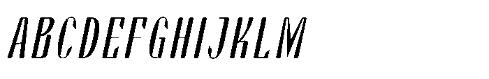 Arqon Black Ultra Condensed Oblique Font UPPERCASE