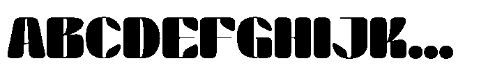Arqon Black Ultra Expanded Font UPPERCASE