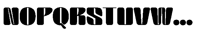 Arqon Black Ultra Expanded Font UPPERCASE