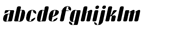 Arqon Bold Extra Expanded Oblique FONT