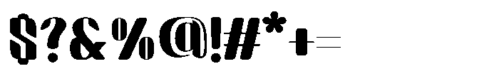 Arqon Bold Extra Expanded Font OTHER CHARS