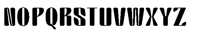 Arqon Bold Extra Expanded Font UPPERCASE