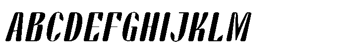 Arqon Bold Oblique Font UPPERCASE