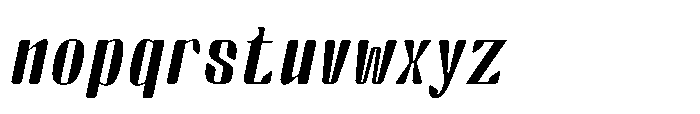 Arqon Bold Oblique Font LOWERCASE