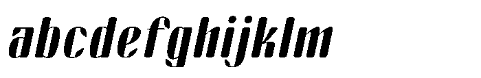Arqon Bold Semi Expanded Oblique FONT
