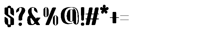 Arqon Bold Semi Expanded Font OTHER CHARS