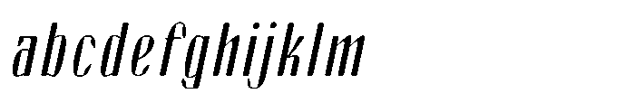 Arqon Bold Ultra Condensed Oblique FONT