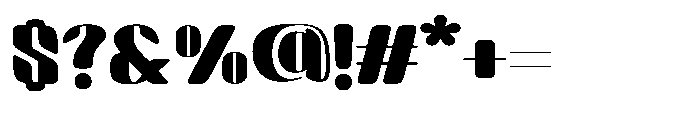 Arqon Bold Ultra Expanded Font OTHER CHARS