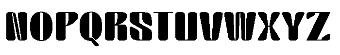 Arqon Bold Ultra Expanded Font UPPERCASE