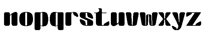 Arqon Bold Ultra Expanded Font LOWERCASE