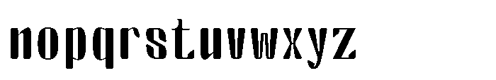 Arqon Bold Font LOWERCASE
