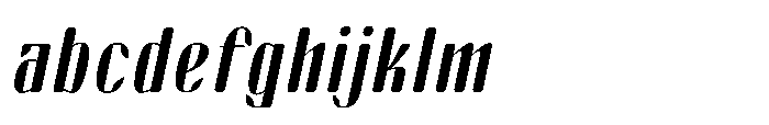 Arqon Extra Black Condensed Oblique FONT