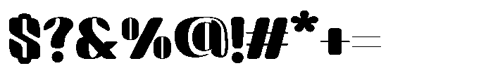 Arqon Extra Black Extra Expanded Font OTHER CHARS