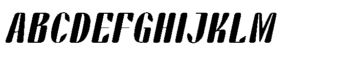 Arqon Extra Black Oblique Font UPPERCASE