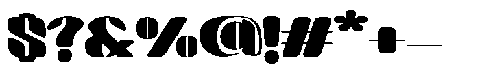 Arqon Extra Black Ultra Expanded Font OTHER CHARS