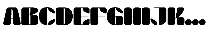 Arqon Extra Black Ultra Expanded Font UPPERCASE