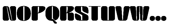 Arqon Extra Black Ultra Expanded Font UPPERCASE