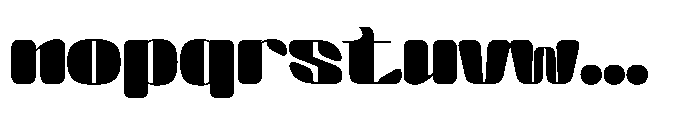 Arqon Extra Black Ultra Expanded Font LOWERCASE