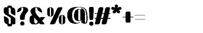 Arqon Extra Bold Extra Expanded Font OTHER CHARS