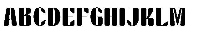 Arqon Extra Bold Extra Expanded Font UPPERCASE