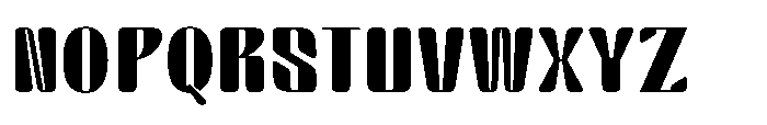 Arqon Extra Bold Extra Expanded Font UPPERCASE