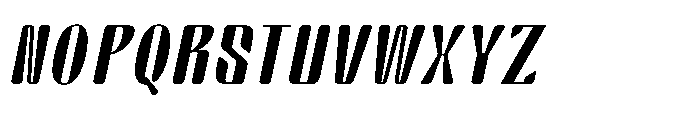 Arqon Extra Bold Oblique Font UPPERCASE