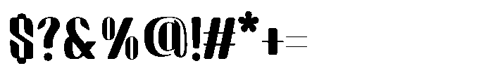 Arqon Extra Bold Semi Expanded Font OTHER CHARS