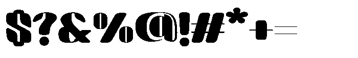Arqon Extra Bold Ultra Expanded Font OTHER CHARS