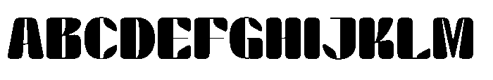 Arqon Extra Bold Ultra Expanded Font UPPERCASE