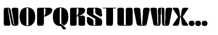 Arqon Extra Bold Ultra Expanded Font UPPERCASE