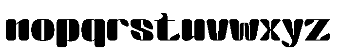 Arqon Extra Bold Ultra Expanded Font LOWERCASE