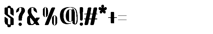 Arqon Extra Expanded Font OTHER CHARS