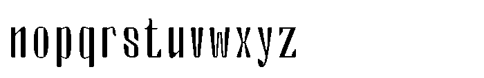 Arqon Hairline Condensed Font LOWERCASE