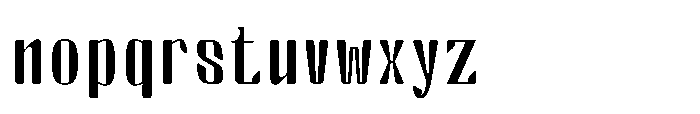 Arqon Light Expanded Font LOWERCASE