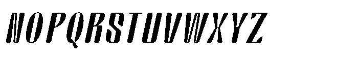 Arqon Light Extra Expanded Oblique Font UPPERCASE