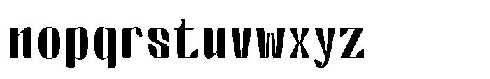 Arqon Light Ultra Expanded Font LOWERCASE