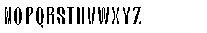Arqon Medium Condensed Font UPPERCASE