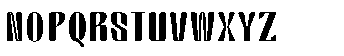 Arqon Medium Extra Expanded Font UPPERCASE
