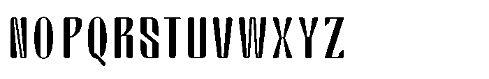 Arqon Medium Semi Condensed Font UPPERCASE