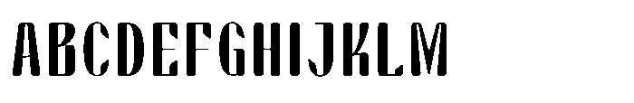 Arqon Medium Semi Expanded Font UPPERCASE