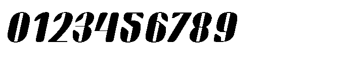 Arqon Medium Ultra Expanded Oblique Font OTHER CHARS