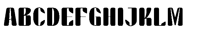 Arqon Medium Ultra Expanded Font UPPERCASE